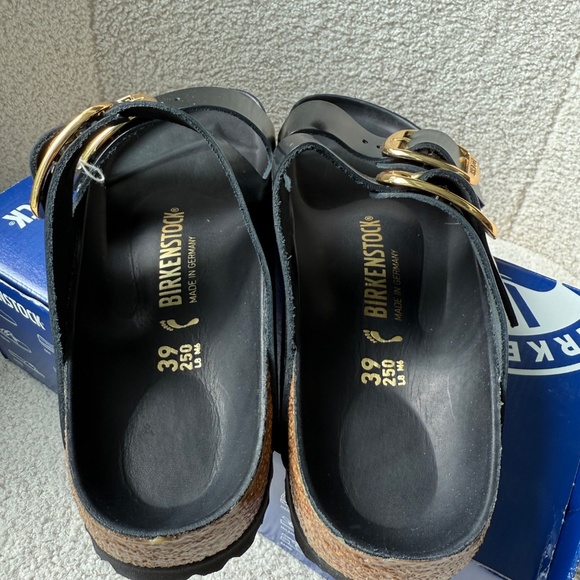 ✨ Birkenstock Arizona Big Buckle — High Shine Black — Women’s 8 / EU 39 — NIB ✨ - Picture 5 of 14